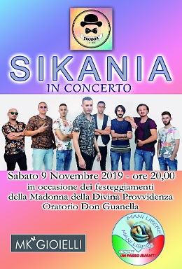 Concerto della band "Sikania" ad Agrigento
