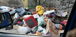 Catania: discarica in via Orfanotrofio angolo via Vittorio Emanuele