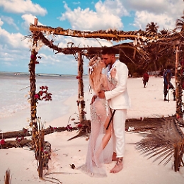 Luigi Favoloso ed Elena Morali: due cuori e un gazebo matrimoniale