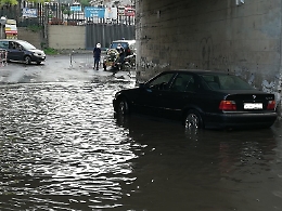 Catania: sottopassi allagati  a Piano Tavola