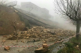 Enna, inagibile per una frana il comando dei vigili urbani