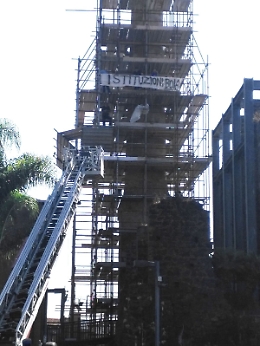 Protesta operai Publiservizi di Catania