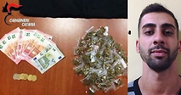 Pusher arrestato da carabinieri a Picanello