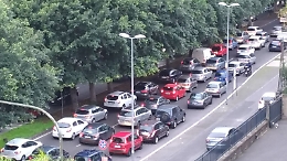 Catania: strada ristretta per lavori, caos totale sulla Circonvallazione