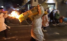 Sant'Agata, le foto della la notte dei devoti tra ceri e "arrusti e mangia"