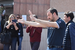 Catania, Salvini: «La Lega a Catania appoggerà il candidato sindaco Pogliese»