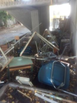 Catania, così si presenta il cortile del circolo didattico "Pizzigoni"