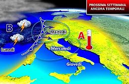 Meteo, primi giorni della settimana "bollenti". Calo termico da venerdì