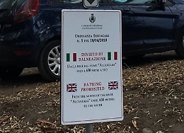 Alcantara malato. La conseguenza? Mare in parte vietato a San Marco...