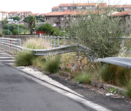 Slalom lungo Asse Attrezzato di Catania tra rifiuti e allagamenti
