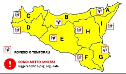 Meteo, burrasca in dirittura d'arrivo in Sicilia: scatta allerta gialla