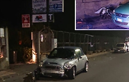 Catania, scontro auto moto alla Scogliera: feriti due adolescenti