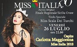 Domani, marted&igrave; 22 luglio, si presenta "Miss Italia - Miss Scala dei Turchi"