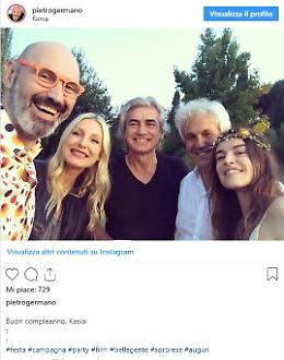 Matrimonio a sorpresa per Kasia Smutniak e il produttore Domenico Procacci