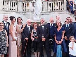 Giancarlo e Hugh, sposi a Chiramonte secondo la tradizione scozzese