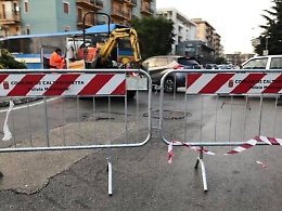 Nuovo cedimento in via Turati 5 mesi dopo l’intervento