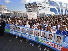 Palermo, tutte le foto della commemorazione di Falcone