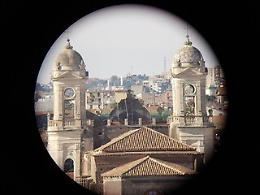 Catania, un insolito panorama dalla Badia di Sant'Agata