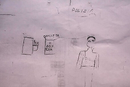 In un disegno della figlia, il rapimento e il sequestro di Giampiero Tocco