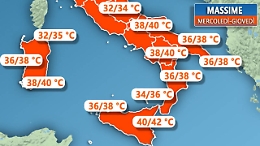 L'estate 2017 arroventa la Sicilia: altri giorni di caldo record fino a 42°