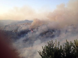Incendi nell'ennese, a fuoco i boschi tra Piazza Armerina e Aidone