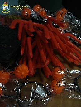 La Guardia di finanza sequestra a Ragusa oltre 100 mila prodotti privi di certificazione