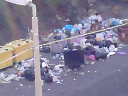 Vergogne in via Borgese