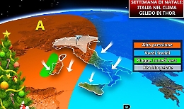 Meteo, settimana "da brividi": il ciclone Thor raffredda la Sicilia