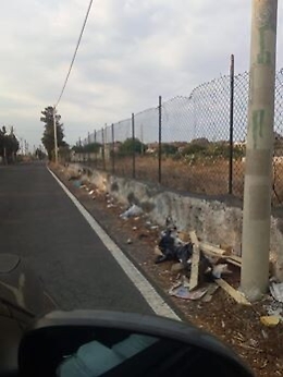 Catania, via San Francesco La Rena: totale degrado al  capolinea D