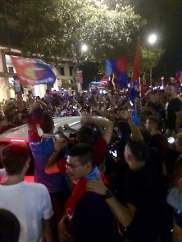 Catania ripescato in serie B, festa grande in citt&agrave;