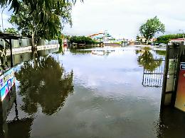 Catania, Playa sommersa dall'acqua dopo nubifragio: chiusa corsia viale Kennedy