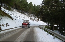 Precipitazioni nevose, anche intense, in arrivo nell'Agrigentino