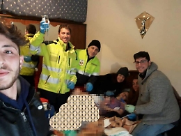 Il primo vagito durante la nevicata