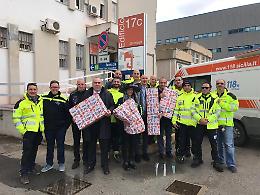 «Befana in corsia» per i piccoli ricoverati dell'Oncologia Pediatrica del Di Cristina