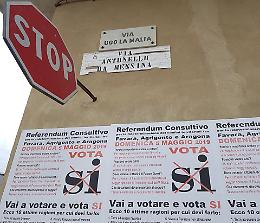 Domani, 5 maggio,  Referendum consultivo per la modifica dei confini territoriali dei comuni di Agrigento, Aragona e Favara