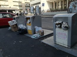 Catania: mai svuotate le campane dell'isola ecologica al Viale Mario Rapisardi