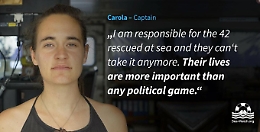 Carola Rackete, la capitana che sfida il "capitano"