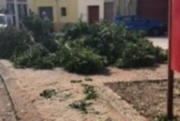 Volontari bonificano piazza Madonna della Catena a Villaseta