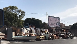 Catania, sgomberato il venditore di oggetti usati in via Acquicella