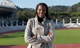 Fiona May, attrice "di corsa" in teatro