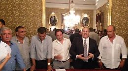 Giarre, Giampiero Ventura sommerso dall'affetto dei fan: &laquo;Finalmente sono tornato&raquo;