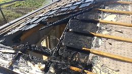 Zafferana, incendiato rustico, lasciata scritta minacciosa