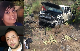 Il cane, la sterzata, il tragico impatto: Bronte e Adrano piangono Igor e Chiara