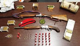 Armi clandestine in casa: arrestato magazziniere di Scordia