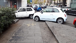 Catania, Via Gambino: pista ciclabile solo per "acrobati"