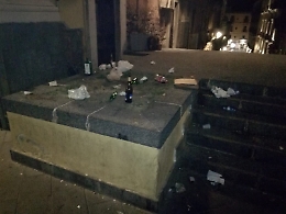 Catania: centro storico in abbandono.