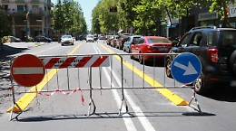 Catania, scattati i lavori al viale Vittorio Veneto: corsia per i bus al centro della carreggiata