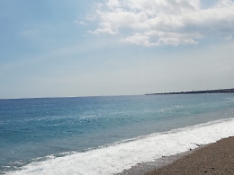 Fiumefreddo: situazione oggi del mare a Mascali.