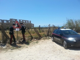 Sigilli alla storica "Fornace Penna" Location "Commissario Montalbano" in rovina