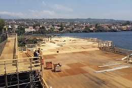 Solarium e spiagge libere: grane e lavori a rilento